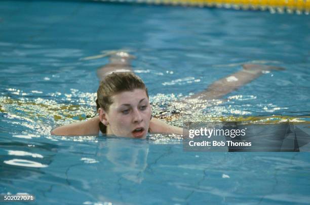 Swimmer Sharron Davies Photos and Premium High Res Pictures - Getty Images