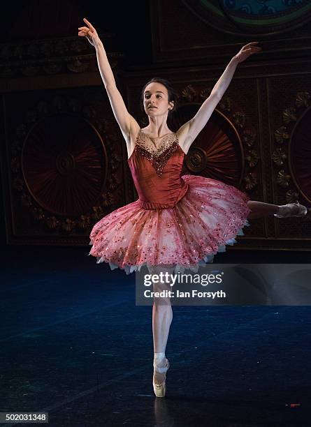 Lead soloist Dreda Blow practices her role as the Sugar Plum Fairy during rehearsals at the Grand Theatre for a performance of The Nutcracker by...