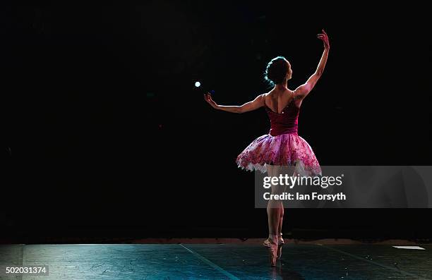 Lead soloist Dreda Blow practices her role as the Sugar Plum Fairy during rehearsals at the Grand Theatre for a performance of The Nutcracker by...