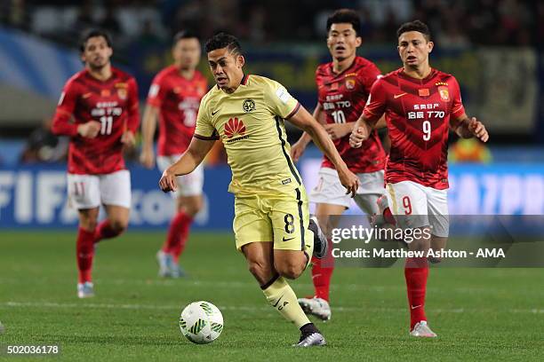 Osaka, Japan, December 13: Andres Andrade of Club America during the FIFA Club World Cup quarter final between the Club America and Guangzhou...