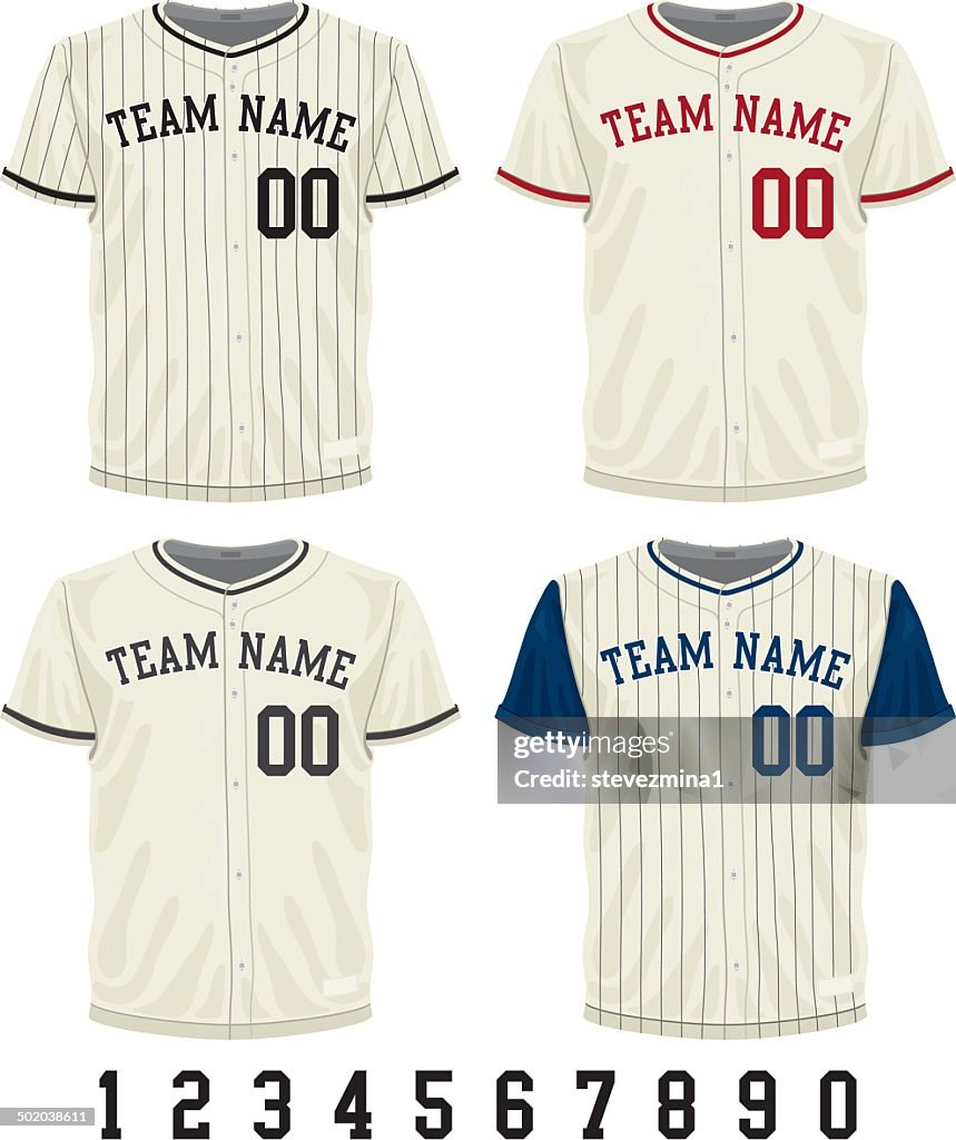 De béisbol Vintage Jersey