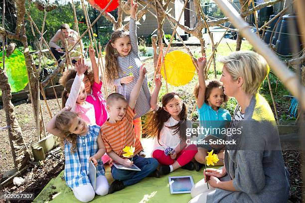 outdoor lesson - development camp stock pictures, royalty-free photos & images