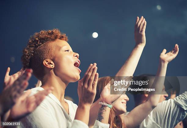 getting in tune with the music - praise stockfoto's en -beelden