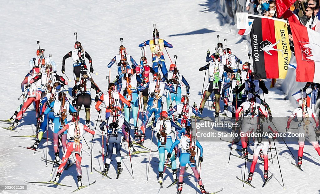 IBU Biathlon World Cup - Men's and Women's Mass Start