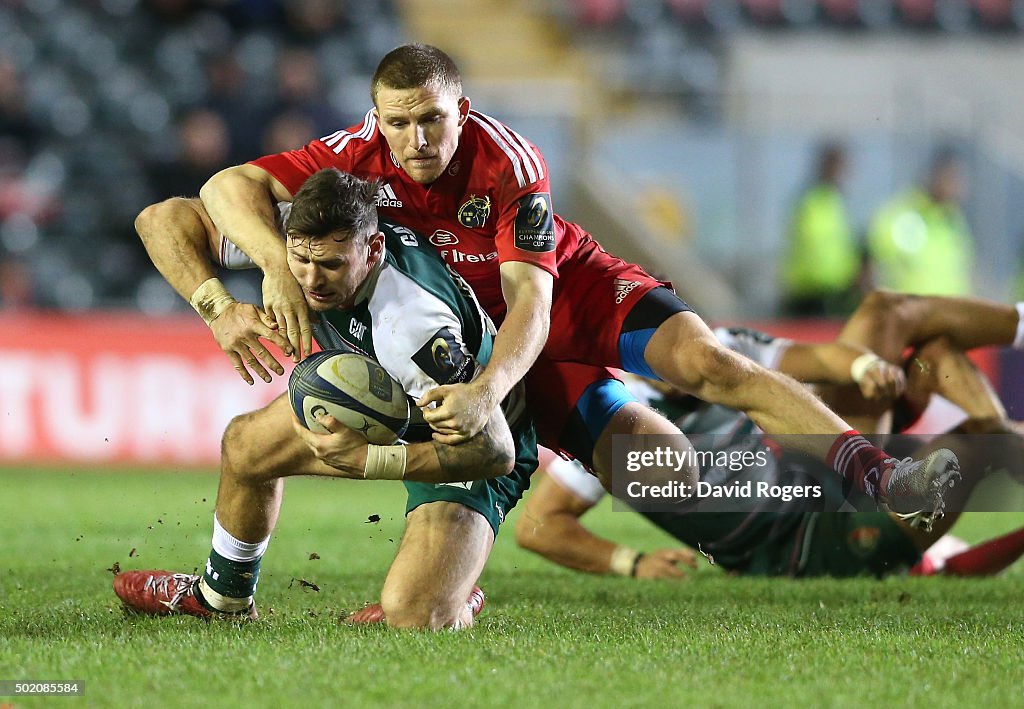 Leicester Tigers v Munster Rugby - European Rugby Champions Cup