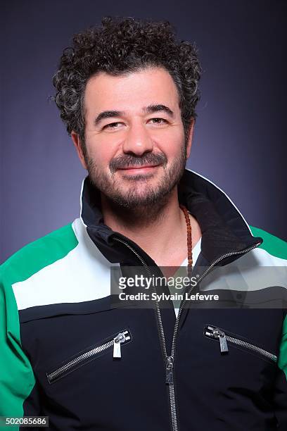 French composer Ludovic Bource is photographed for Self Assignment during Les Arcs European Film Festival on December 18, 2015 in Les Arcs, France.