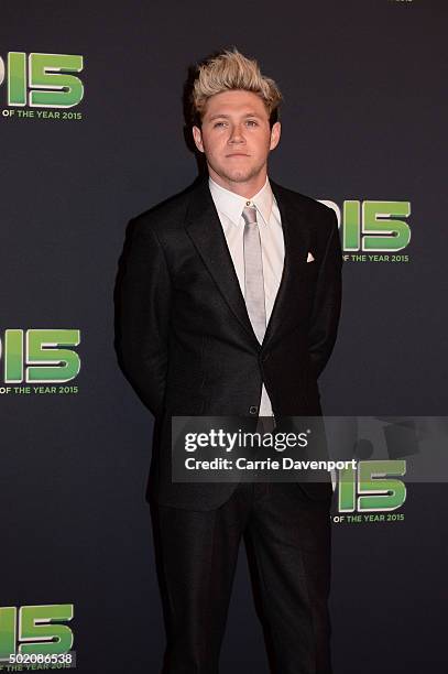 One Direction's Niall Horan on the red carpet before the BBC Sports Personality of the Year award at Odyssey Arena on December 20, 2015 in Belfast,...