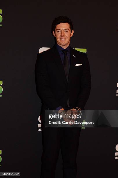 Rory McIlroy on the red carpet before the BBC Sports Personality of the Year award at Odyssey Arena on December 20, 2015 in Belfast, Northern Ireland.