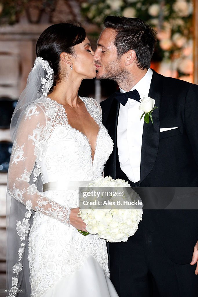 London Celebrity Sightings At The Wedding Of Frank Lampard And Christine Bleakley December 20, 2015