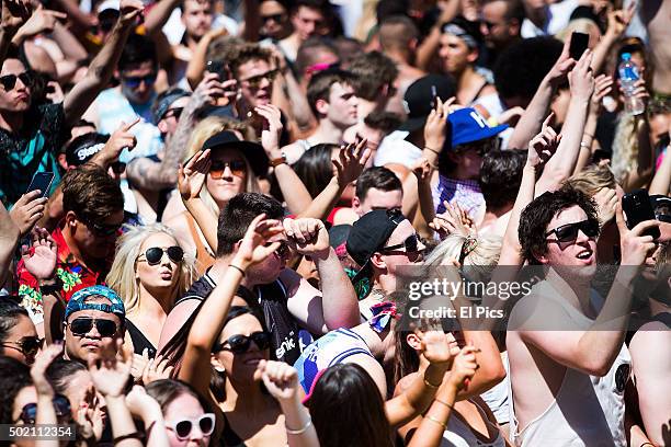 Huge crowds attend and revel at STEREOSONIC Melbourne on December 5, 2015 in Melbourne, Australia.