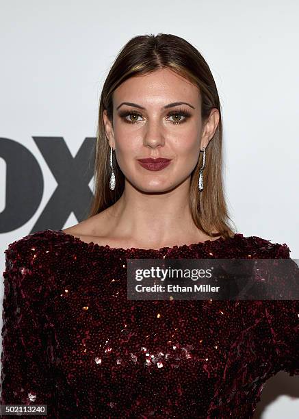 Miss USA 2013 Erin Brady attends the 2015 Miss Universe Pageant at Planet Hollywood Resort & Casino on December 20, 2015 in Las Vegas, Nevada.