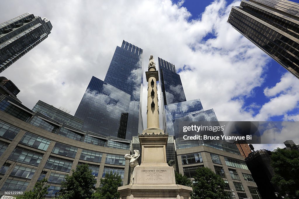 Columbus Monument in Columbus Circle