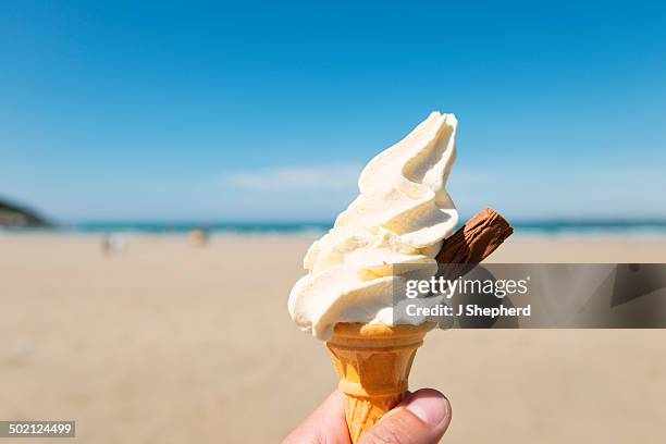 ice cream - mr whippy ice cream stock pictures, royalty-free photos & images