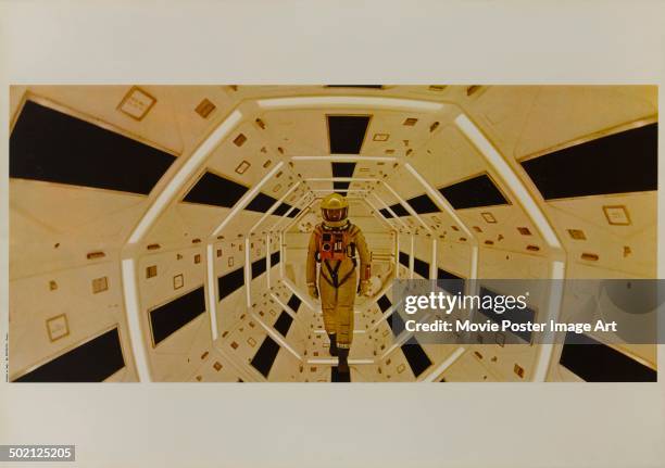 Movie still from Stanley Kubrick's 1968 science fiction film '2001: A Space Odyssey' starring Gary Lockwood.