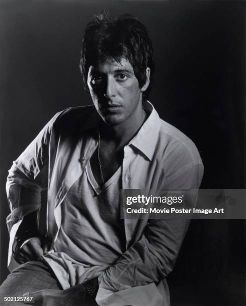 Publicity shot of American film and stage actor Al Pacino, circa 1980.