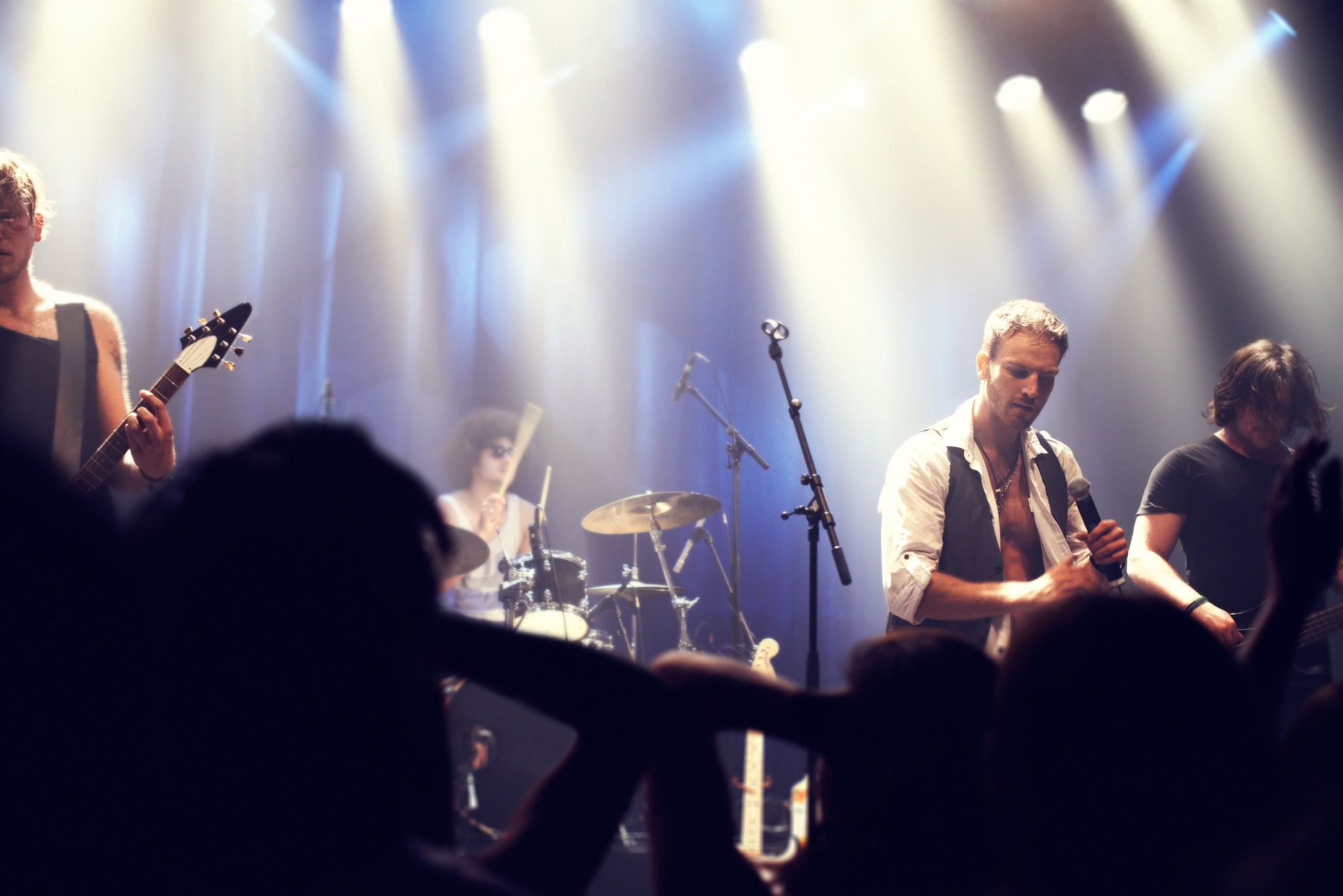 musiciens en concert