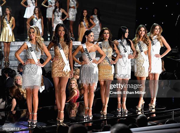 Miss USA 2015, Olivia Jordan, Miss France 2015, Flora Coquerel, Miss Philippines 2015, Pia Alonzo Wurtzbach, Miss Dominican Republic 2015, Clarissa...