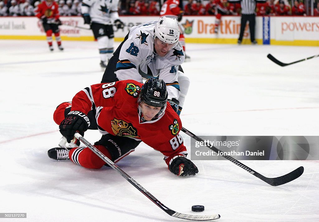 San Jose Sharks v Chicago Blackhawks