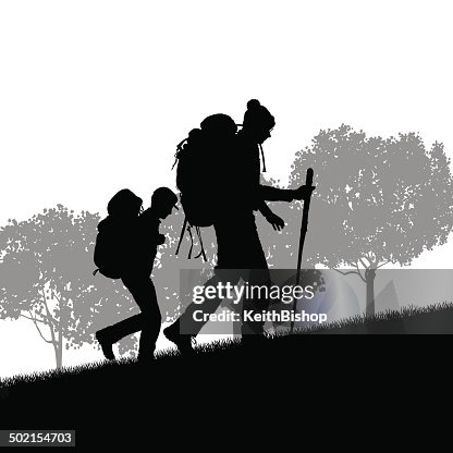 Fall Hikers Background Fall Hikers Background