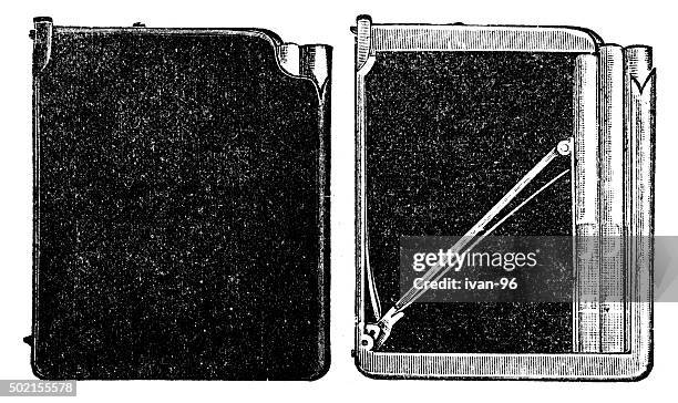 cigarette case - metal cigarette case stock illustrations