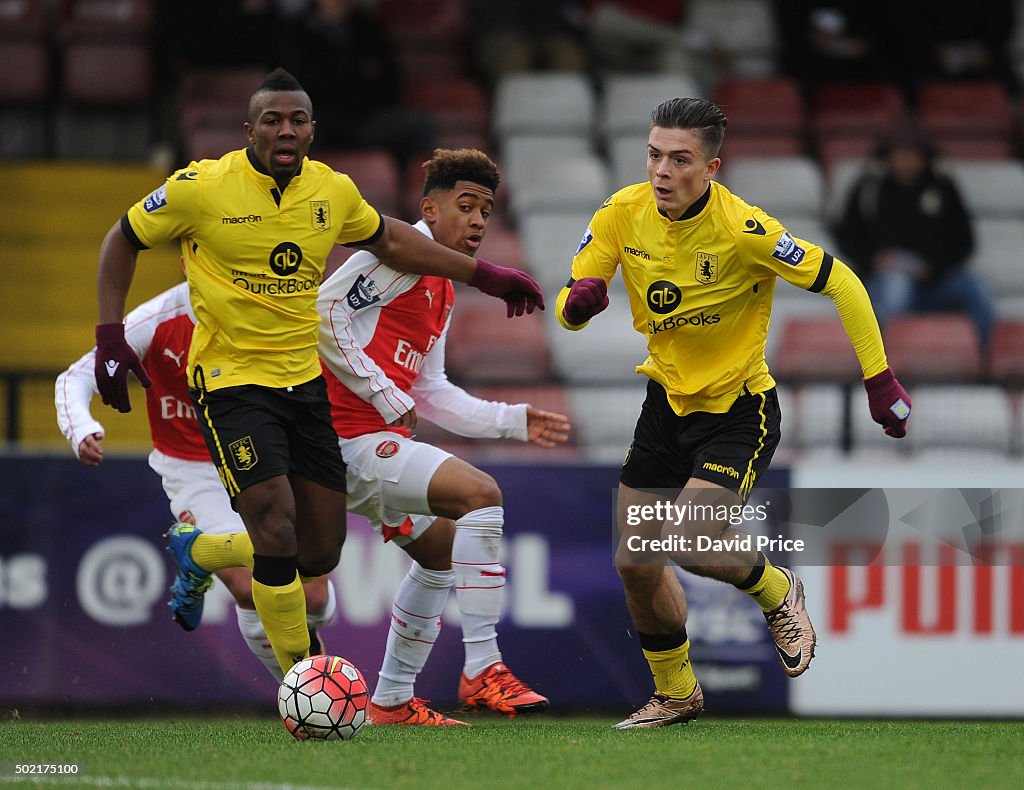 Arsenal v Aston Villa: U21 Premier League