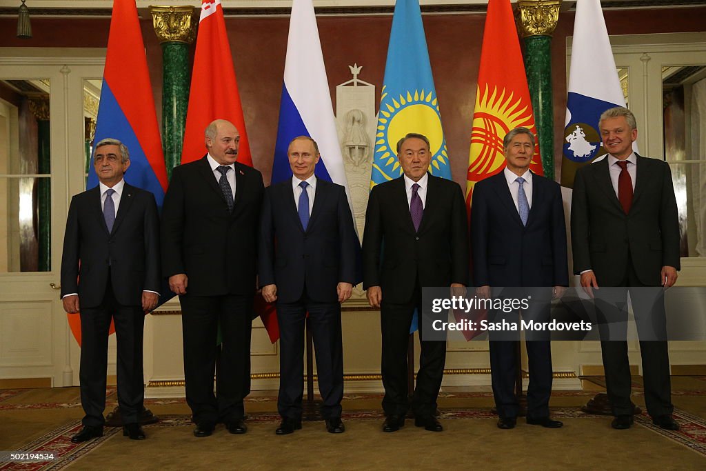 President Putin Attends The CSTO Summit