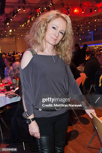 Singer Nicole attends the Frank Zander charity dinner for homeless at the Estrel hotel on December 21, 2015 in Berlin, Germany.