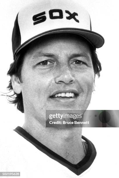 Carlton Fisk of the Chicago White Sox poses for a portrait in March, 1982 in Chicago, Illinois.