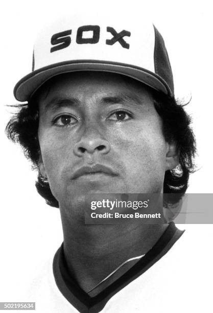 Salome Barojas of the Chicago White Sox poses for a portrait in March, 1982 in Chicago, Illinois.