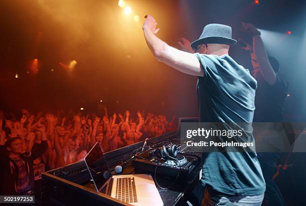 unadulterated musical passion - dj party stock pictures, royalty-free photos & images