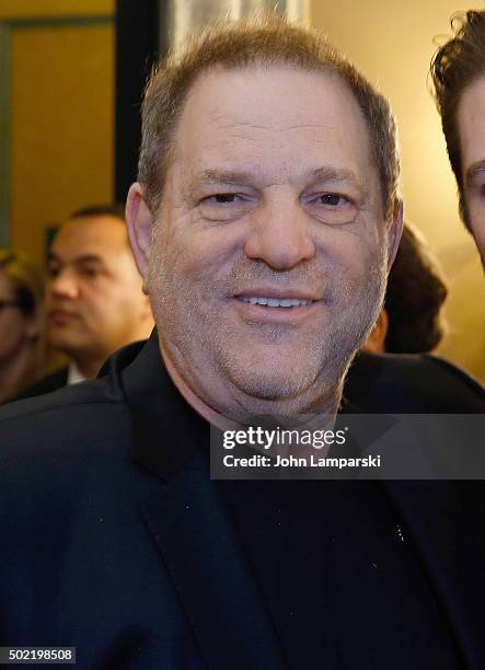 Producer and studio executive, Harvey Weinstein in attendance as U.S. Senator Charles E. Schumer commemorates last week's change in federal tax law...