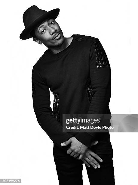 Entertainer Nick Cannon is photographed for Back Stage on November 9 in New York City.