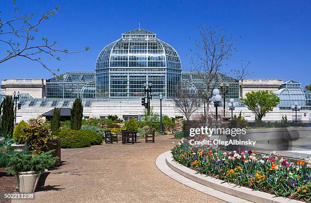 usa botanischer garten (usbg), washington, dc, usa. - us botanic garden stock-fotos und bilder