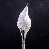 whip cream on top of whisk