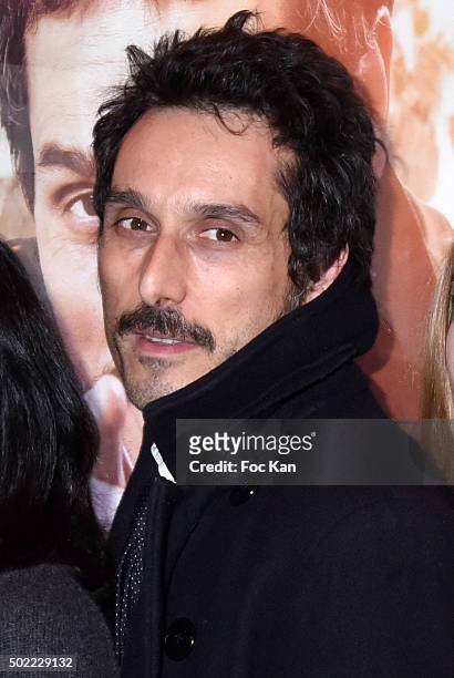 Vincent Elbaz attends 'Je Compte Sur Vous' Premiere at Publicis Cinema on December 21, 2015 in Paris, France.