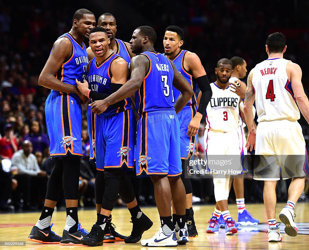 Oklahoma City Thunder v Los Angeles Clippers