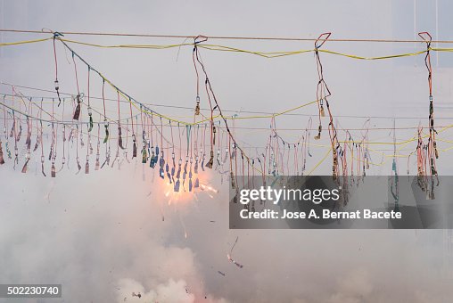Large rockets exploding in a fireworks display Large rockets exploding in a fireworks display