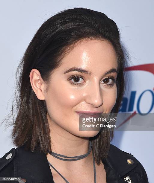 Singer Chloe Angelides attends 103.5 KISS FM's Jingle Ball 2015 Presented by Capital One at Allstate Arena on December 16, 2015 in Chicago, Ill.