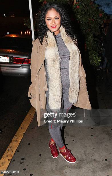 Maliah Michael arrives at Ace of Diamonds Mondays hosted by Spectacular at Ace Of Diamonds on December 21, 2015 in West Hollywood, California.