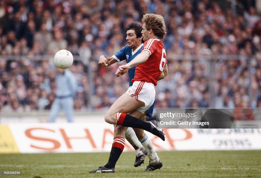 Gordon Smith 1983 FA Cup Final Manchester United v Brighton