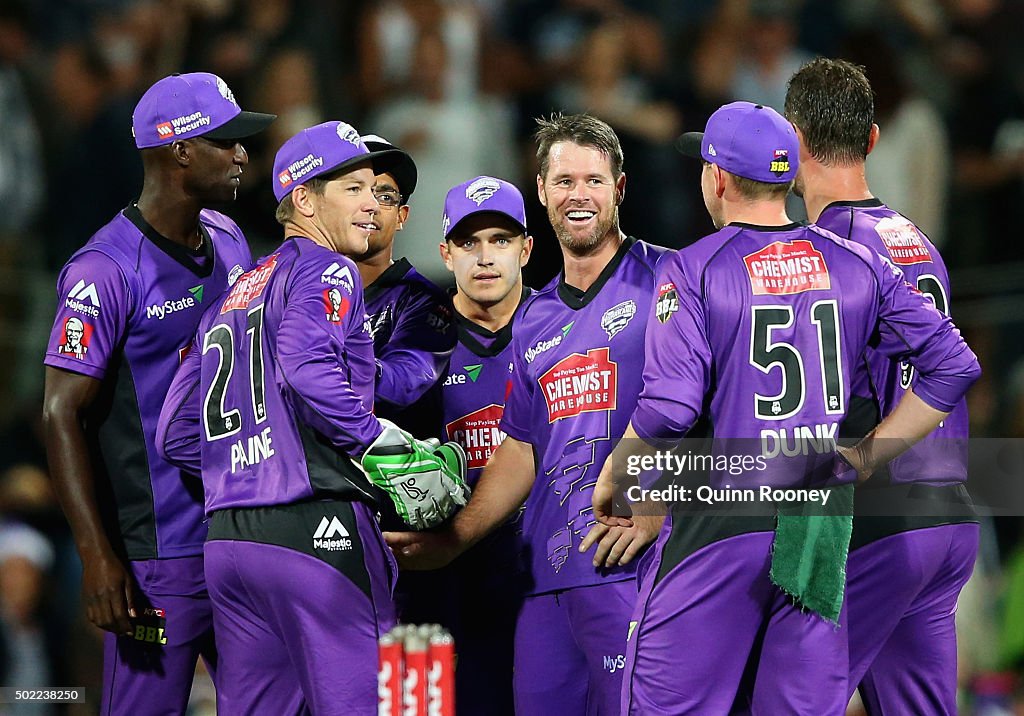 Big Bash League - Hobart Hurricanes v Brisbane Heat