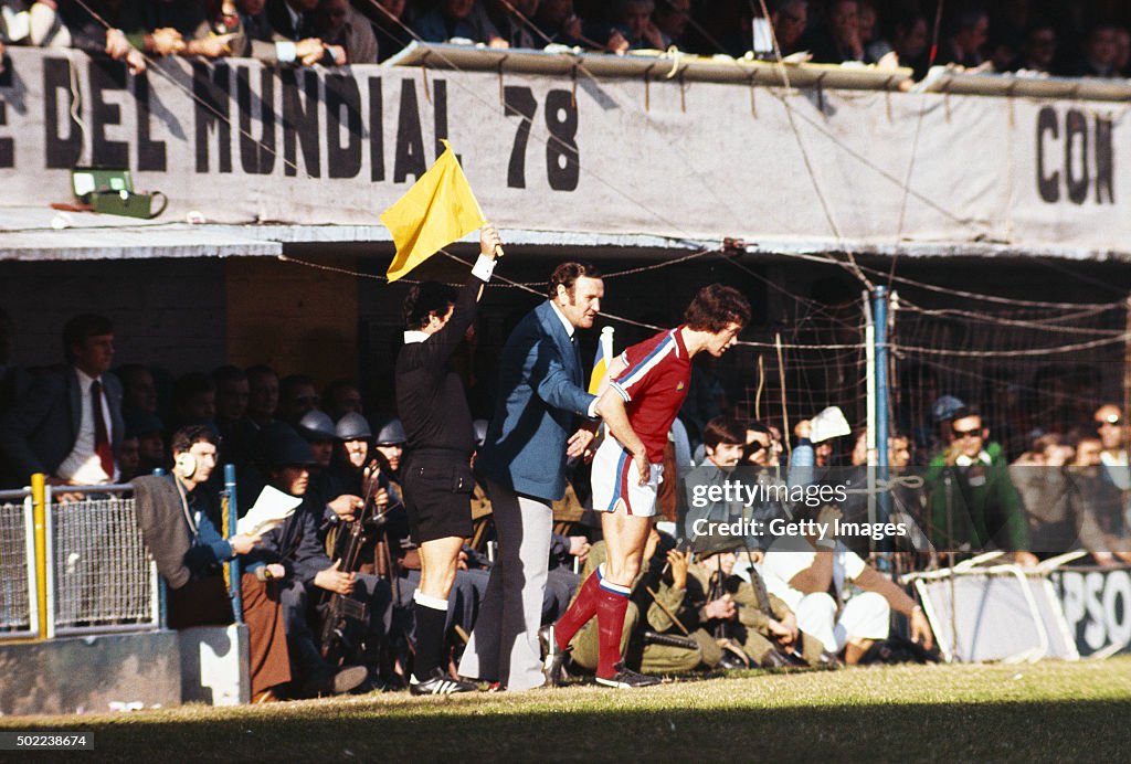 Argentina v England International Friendly 1977