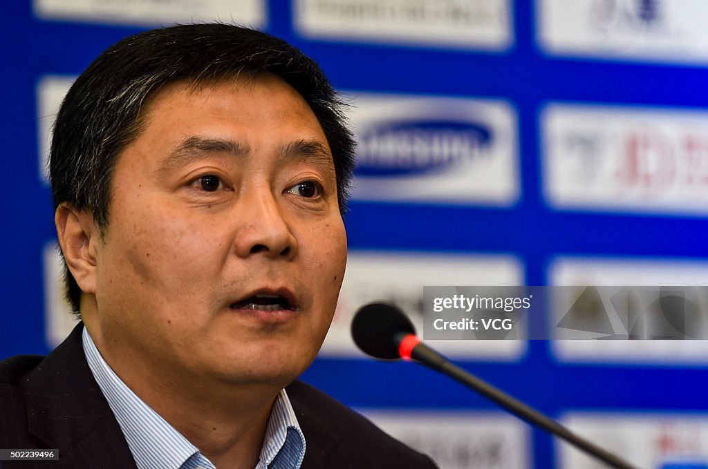 Gregorio Manzano Serves As Head Coach Of Shanghai Shenhua Football Club