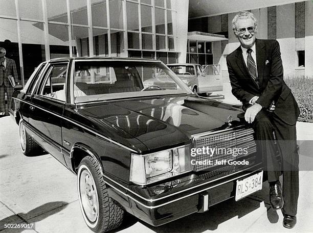Chrysler's savior: Chrysler Canada president Moe Closs shows off the new K-car which, he says, will help the firm increase its sales in 1981 by close...