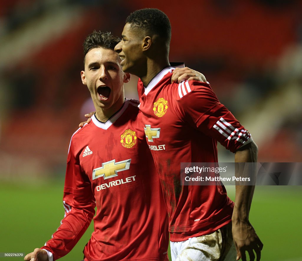 Manchester United v Queens Park Rangers - FA Youth Cup