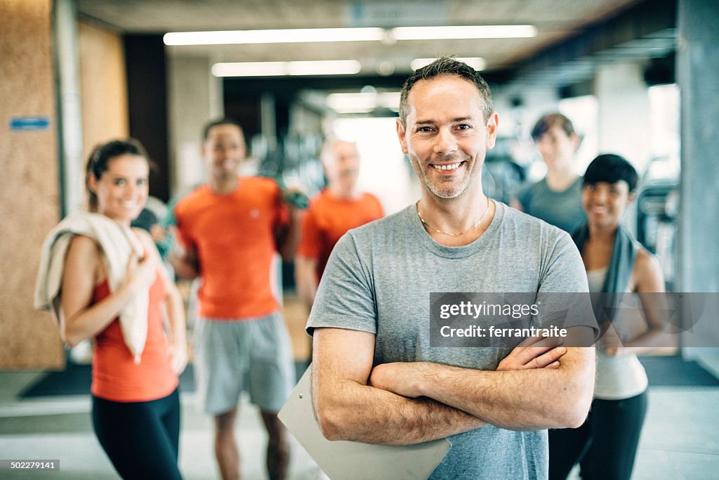 Diverse People in GYM