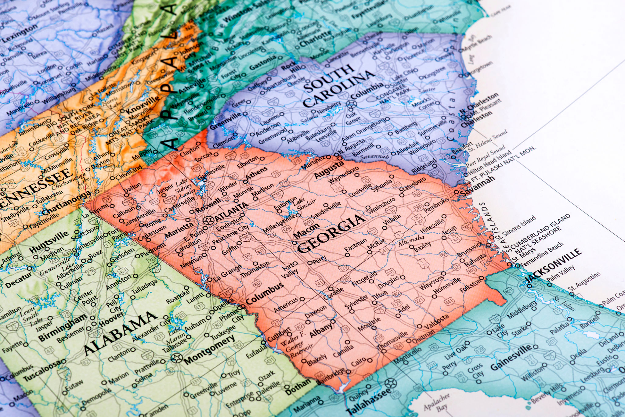 georgia map