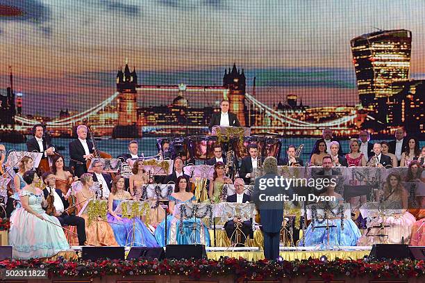 Andre Rieu England 87 Andre Rieu Performs At Wembley Arena In London Stock Photos, High ...