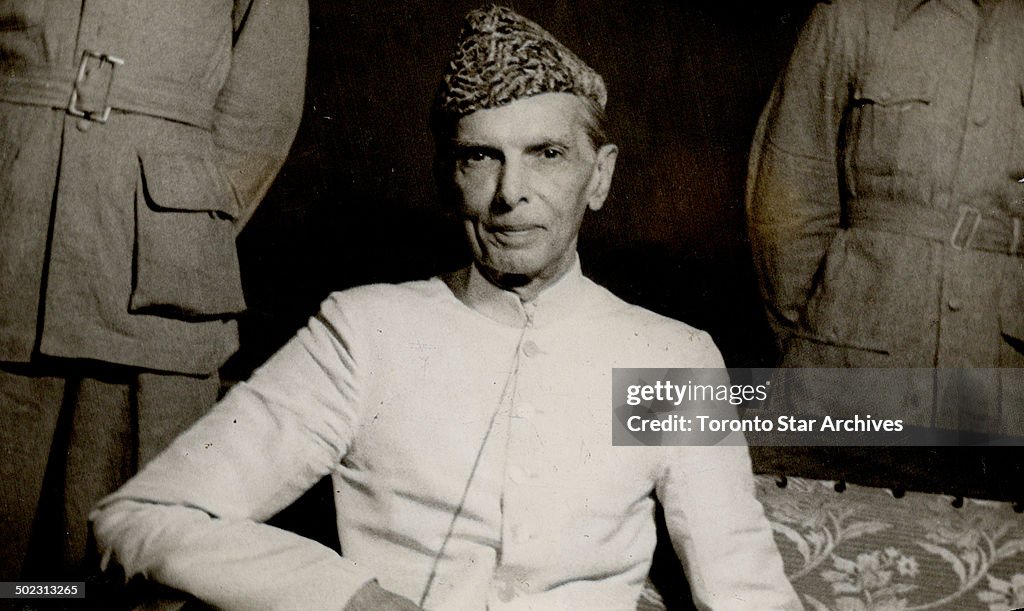 Mr. M. A. Jinnah; President of the All India Muslim League.