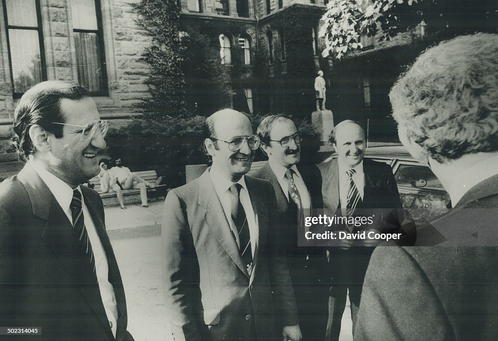 Amazing Ghermezians: The four brothers from Edmonton - from left; they are Raphael; Eskandar; Nader